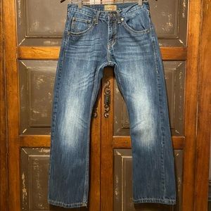 Wrangler 20X Men's No. 42 River Dark Wash Vintage Boot Cut Jeans. Size 30W x 30L